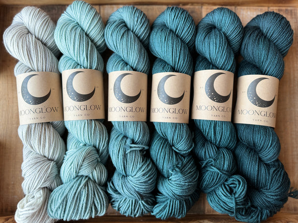 Merino Nylon Sock April Showers Color Kit -Ready to Ship!