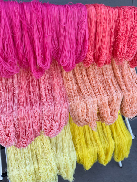 EllyndriaKnits Lemony Pink Sock Set-Ready to Ship!