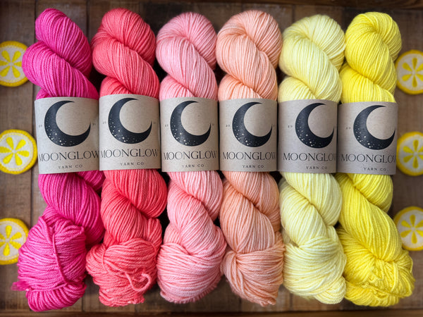 Merino DK Lemonade Fade Color Kit -Ready to Ship!