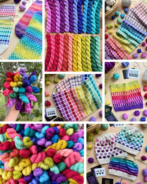 PREORDER! Moonglow Rainbow Mini Skein Set 🌈