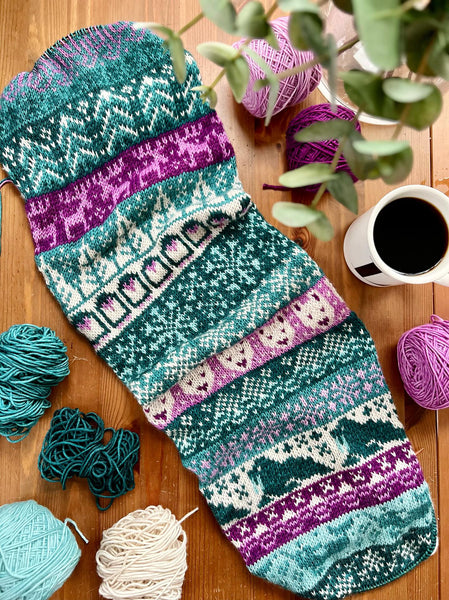 Merino DK Polar Nights Cowl Kit-Shipping by December 6th!