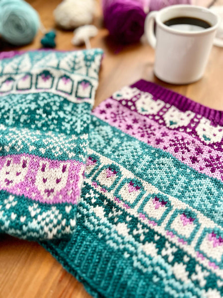 Merino DK Polar Nights Cowl Kit-Shipping by December 6th!