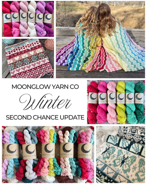 Merino Nylon DK Moonglow Winter Rainbow Yarn Advent 2025-Ready to Ship!