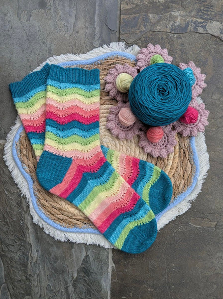 PREORDER! Pool Party Sock Set- Shipping by July 31st!