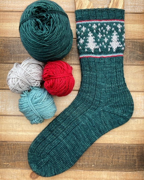Frosted Forest Sock Set-Ready to Ship!