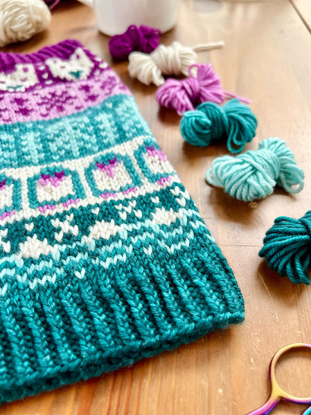 Merino DK Polar Nights Cowl Kit-Shipping by December 6th!