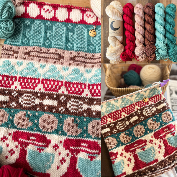 Sweets and Eats Baking Doodle Cowl Kit-Shipping by May 2nd!