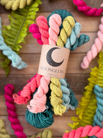 Jade Jungle Sock Set-Shipping by May 2nd!