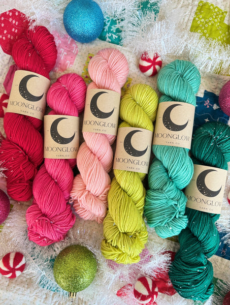 Merino Nylon Sock Merry and Bright Color Kit -Shipping by November 25th!