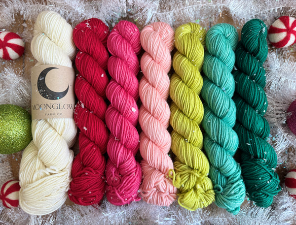 Merino DK Merry and Bright Cowl Kit-Shipping by December 6th!