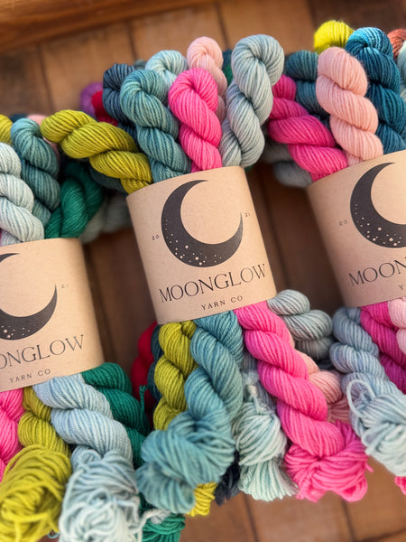 Merino Nylon Sock 160 gram Mini Skein Mystery Bundle-Ready to Ship!
