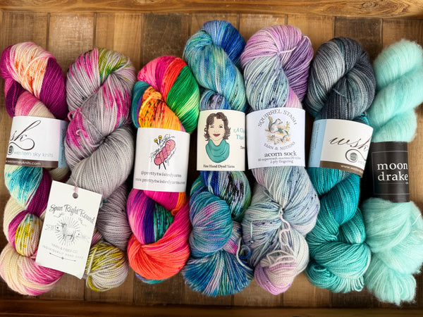Speckled Sock Yarn Set #1: Personal Yarn Destash!