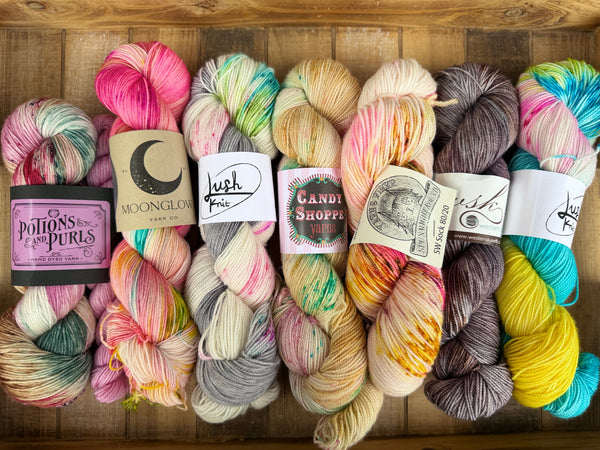 Speckled Sock Yarn Set #2: Personal Yarn Destash!