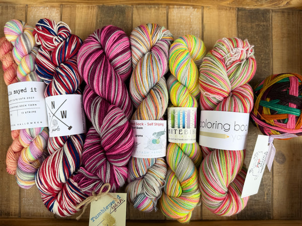 Self Striping Yarn Set #1: Personal Yarn Destash!