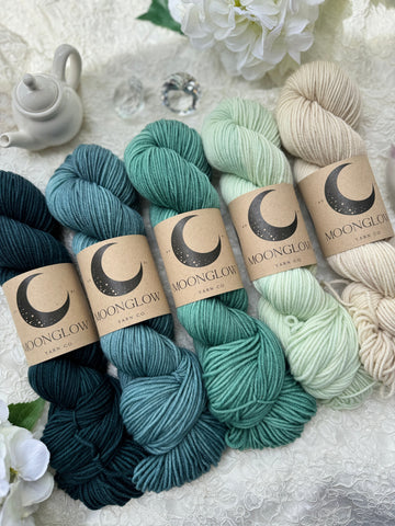 PREORDER! Merino Nylon Sock Regency Romance Color Kit-Shipping by January 31st!