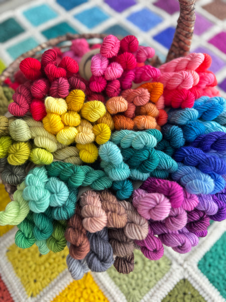 PREORDER Moonglow Rainbow Yarn Club Full Mini Set -Shipping by February 28th!