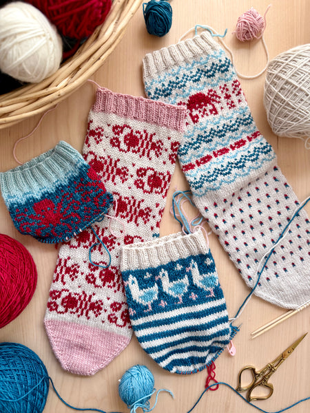 Merino Nylon Sock Sparkle Pop Doodle Sock/Shawl Set- Ready to Ship!