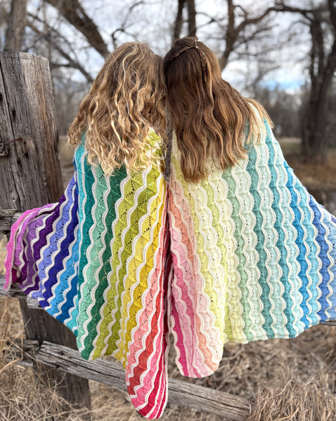 PREORDER! Merino Nylon DK Moonglow Rainbow Yarn Advent 2024-Shipping by February 28th!