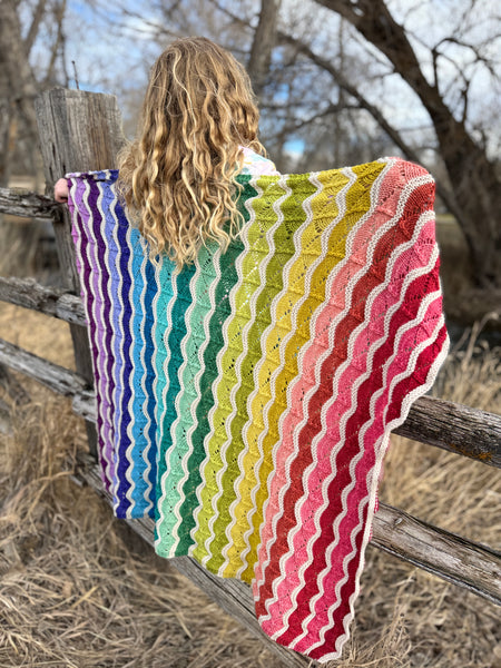 PREORDER! Merino Nylon DK Moonglow Rainbow Yarn Advent 2024-Shipping by February 28th!