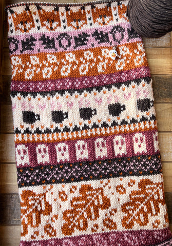 PREORDER Haunted Rose Garden Autumn Doodle Cowl Kit- Shipping by October 10th!