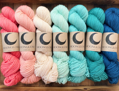Merino DK Coral Cove Color Kit-Ready to Ship!