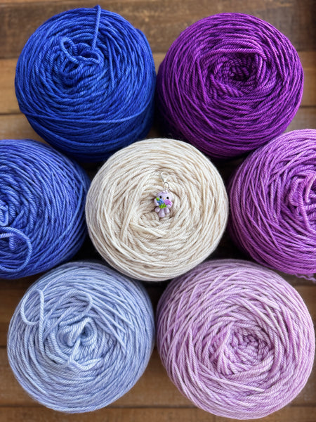 Merino DK Moonlit Lilac Color Kit -Ready to Ship!