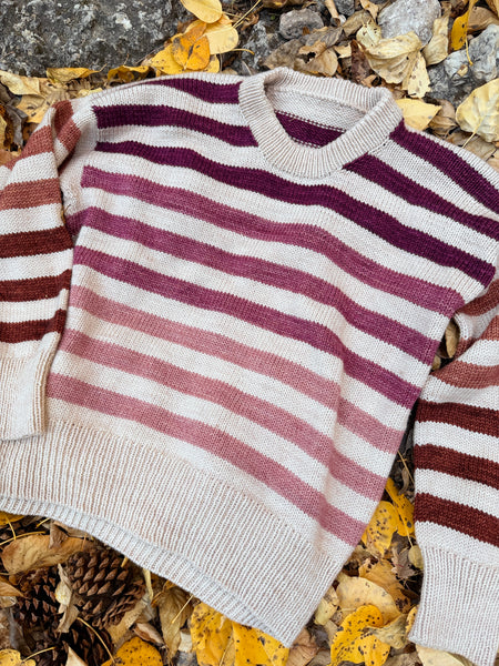 Autumn Ember Stripe Hype Sweater Kit -Two Week Preorder!