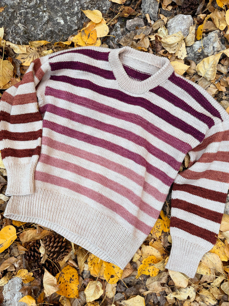 Autumn Ember Stripe Hype Sweater Kit -Two Week Preorder!