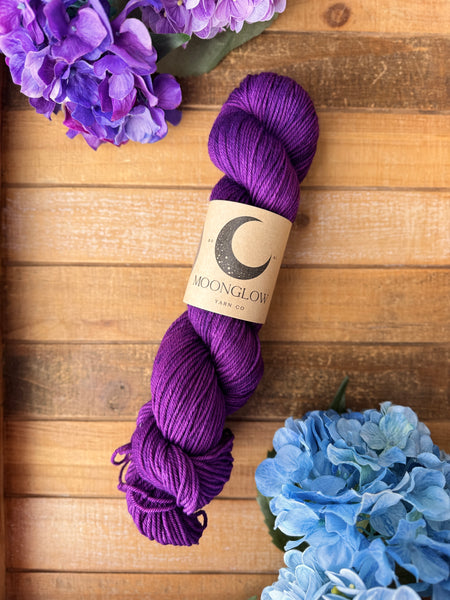Merino Nylon Sock Moonlit Lilac Color Kit-Ready to Ship!