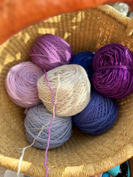 Merino DK Moonlit Lilac Cowl Kit-Ready to Ship!