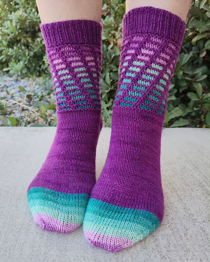 Mermaid Fade Sock Set-Ready to Ship! – Moonglow Yarn Co