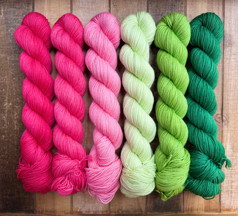 Merino DK Watermelon Sugar Half Skein Kit-Ready to Ship!