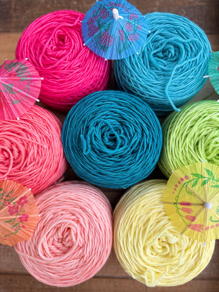 PREORDER! Merino Nylon Sock Pool Party Color Kit-Two Week Preorder!
