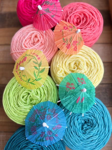 PREORDER! Merino Nylon Sock Pool Party Color Kit-Two Week Preorder!