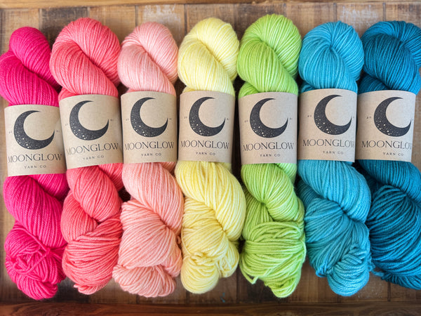 PREORDER! Merino Nylon Sock Pool Party Color Kit-Two Week Preorder!