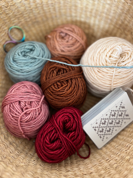 PREORDER! Vintage Valentine Doodle Cowl Kit- Shipping by January 31st!