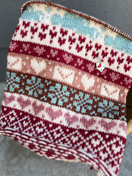 PREORDER! Vintage Valentine Doodle Cowl Kit- Shipping by January 31st!