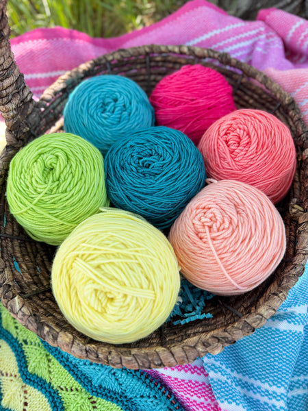 PREORDER! Merino Nylon Sock Pool Party Color Kit-Two Week Preorder!