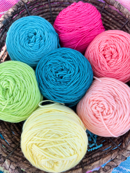 PREORDER! Merino Nylon Sock Pool Party Color Kit-Two Week Preorder!