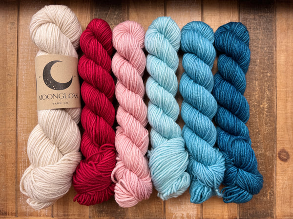 Merino Nylon Sock Sparkle Pop Doodle Sock/Shawl Set- Ready to Ship!