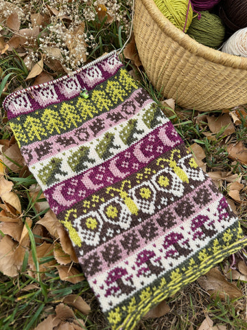 PREORDER Woodland Witch Doodle Merino DK Shawl/Cowl Kit-Shipping by October 10th!