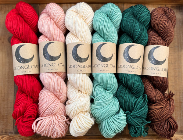 Merino DK Cozy Christmas Color Kit (115g skeins)-Ready to Ship!