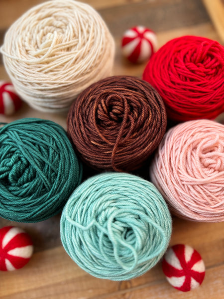 Merino DK Cozy Christmas Color Kit (115g skeins)-Ready to Ship!