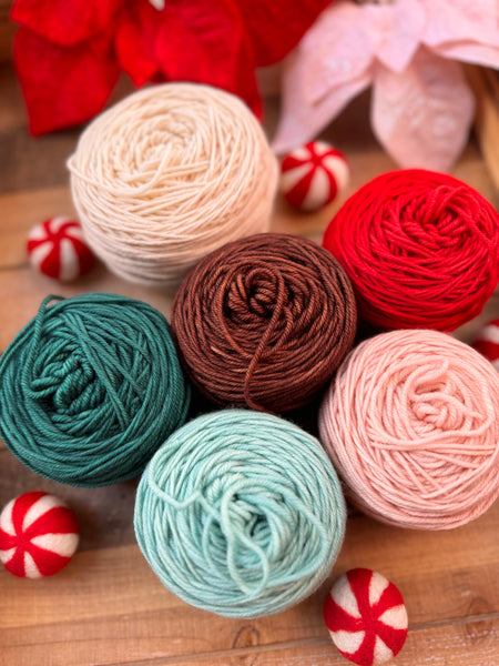 Merino DK Cozy Christmas Color Kit (115g skeins)-Ready to Ship!