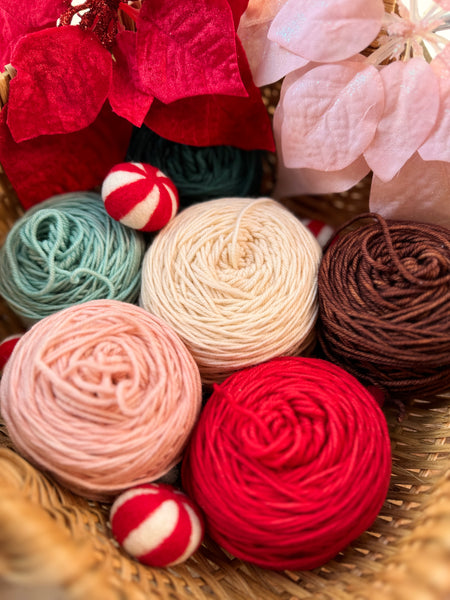 Merino DK Cozy Christmas Color Kit (115g skeins)-Ready to Ship!