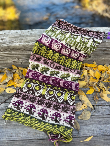 PREORDER Woodland Witch Doodle Merino DK Shawl/Cowl Kit-Shipping by October 10th!