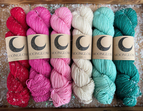 PREORDER Merino DK Candy Cane Lane Color Kit (115g skeins)-Shipping by November 26th!