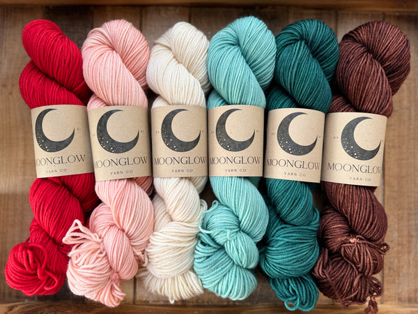 Merino Nylon Sock Cozy Christmas Color Kit-Shipping by November 25th!