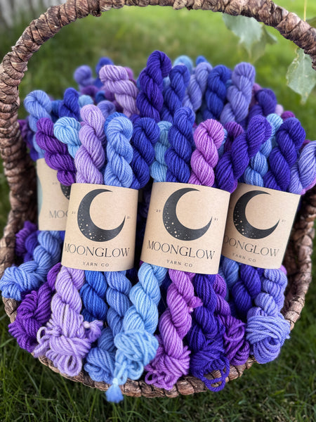 PREORDER Moonglow Rainbow Yarn Club Full Mini Set -Shipping by February 28th!