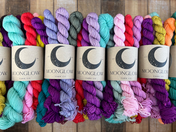 Merino Nylon Sock 100 gram Mini Skein Mystery Bundle-Ready to Ship!
